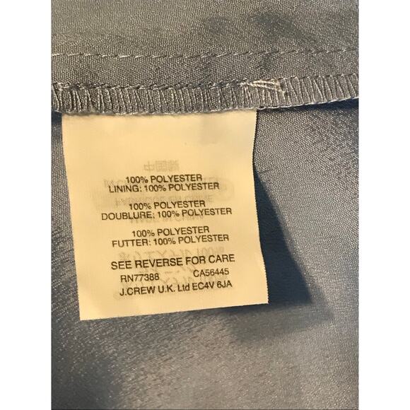 J. Crew Daisy Lace Bell Sleeve Sheath Dress 6 Petite Light Blue Easter - Picture 10 of 11